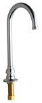 CHICAGO FAUCETS Plain End Gooseneck Spout